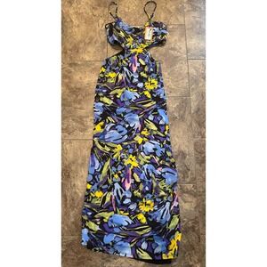 Vestique Floral ‘Masterpiece’ Cutout Midi Dress NWT